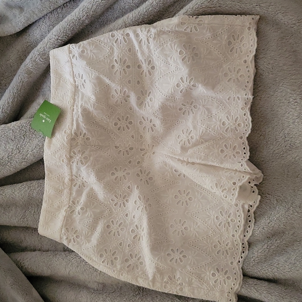 NWT!Kate Spade eyelet shorts